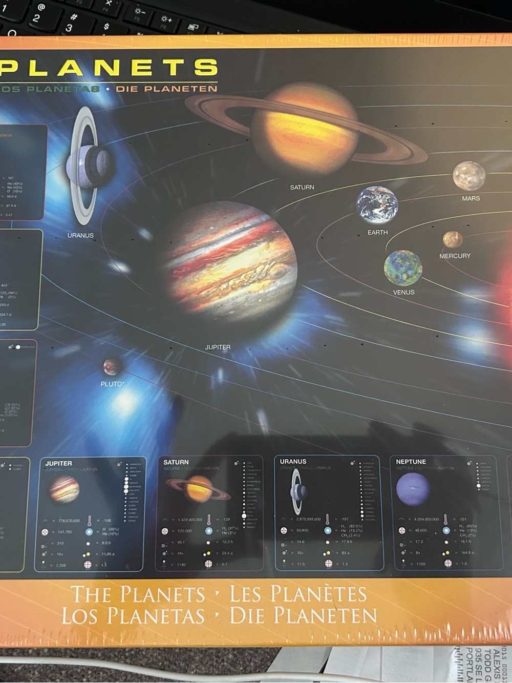 The Planets Educational Puzzle -1000 piece - Unopened - New in Box!